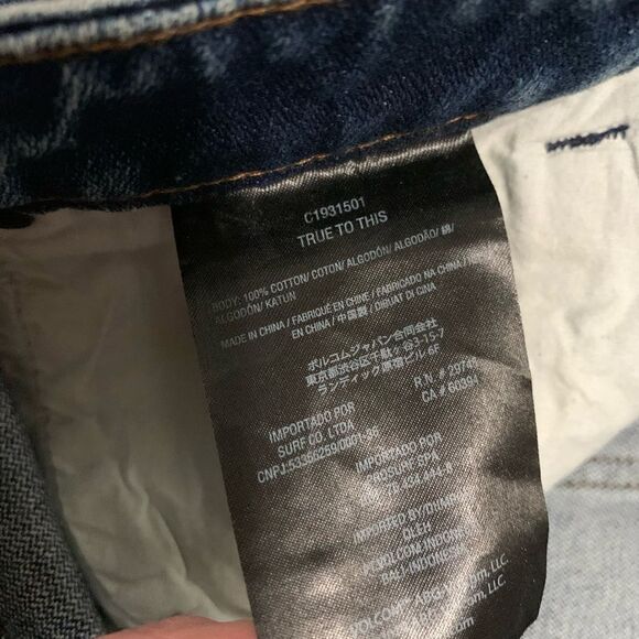 New Volcom Mens Denim Slim Fit Denim Jeans Youth 29x29 Pants - Picture 5 of 8